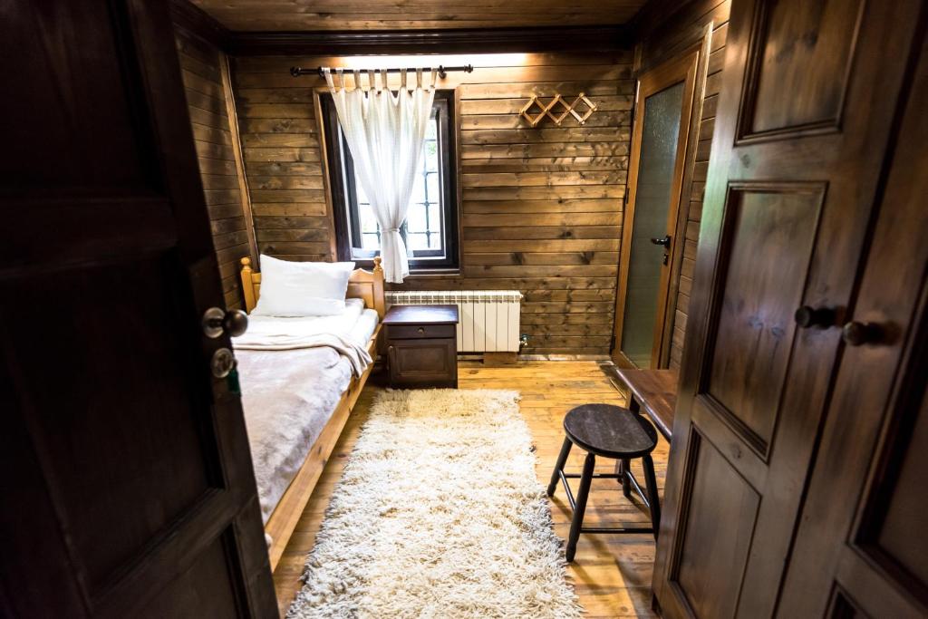 Postel nebo postele na pokoji v ubytování Banskovilla Zlateva House