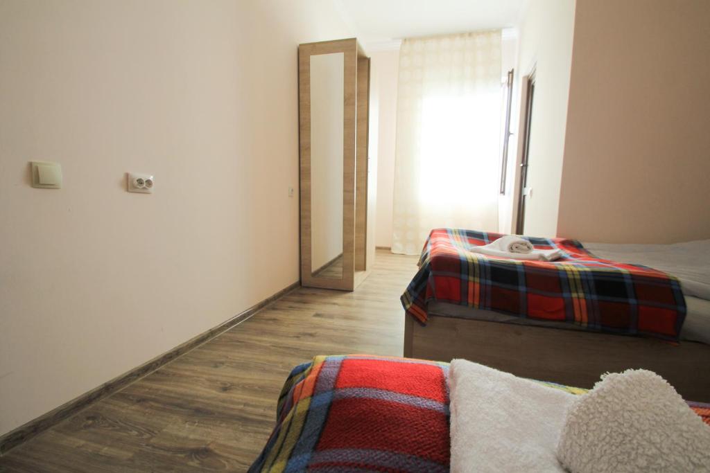 Postel nebo postele na pokoji v ubytování Skier's House