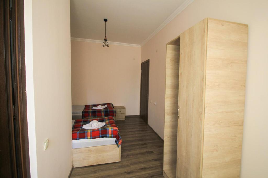 Postel nebo postele na pokoji v ubytování Skier's House