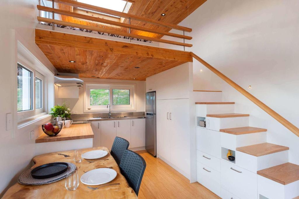 Kuchyň nebo kuchyňský kout v ubytování Golden Bay Hideaway