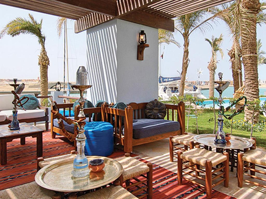 Posezení v ubytování Marina Lodge at Port Ghalib