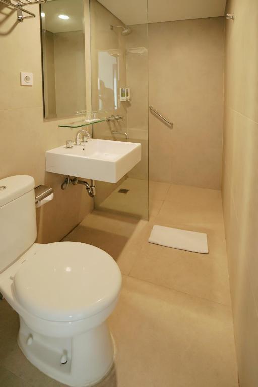 Koupelna v ubytování Amaris Hotel Fachrudin – Tanah Abang