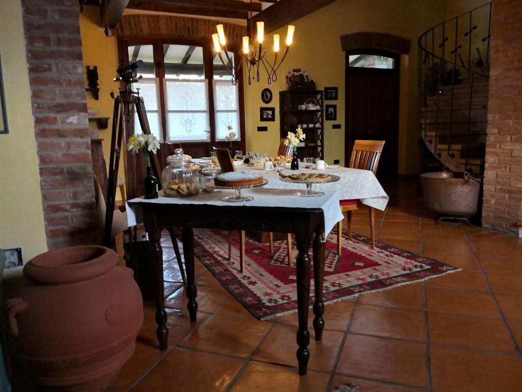 Posezení v ubytování B&B Il Martin Pescatore