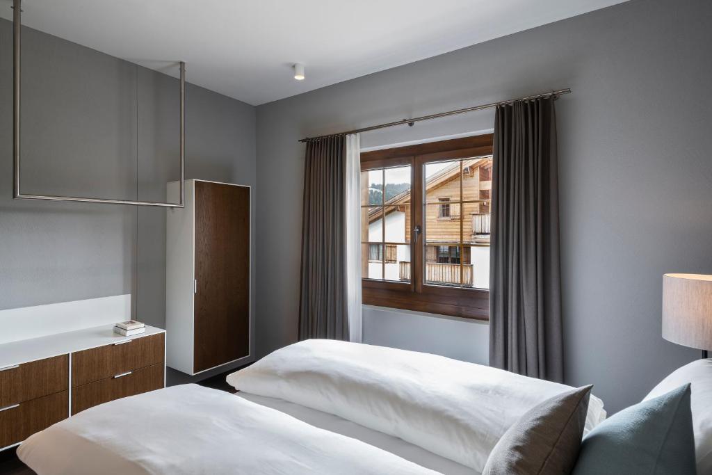 Postel nebo postele na pokoji v ubytování Hotel Mischun