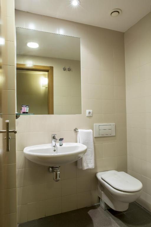 Koupelna v ubytování Residencia Universitaria Resa Hernan Cortes