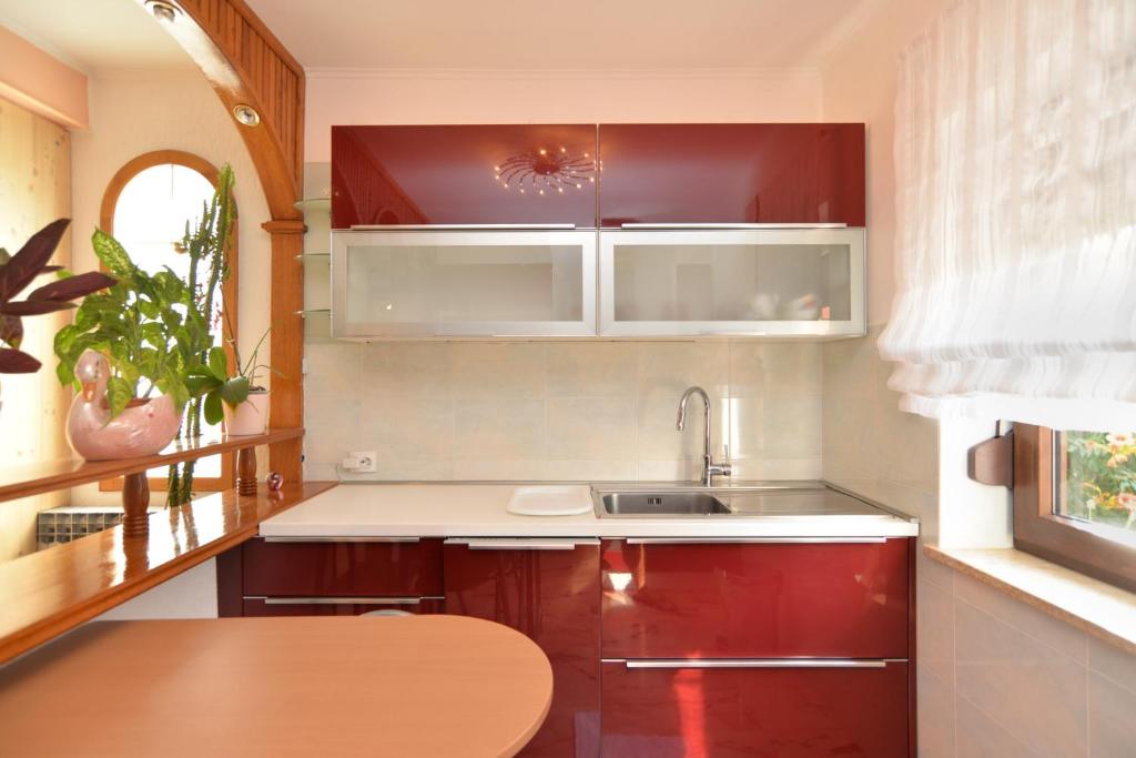 Kuchyňa alebo kuchynka v ubytovaní Apartments Peroj 959