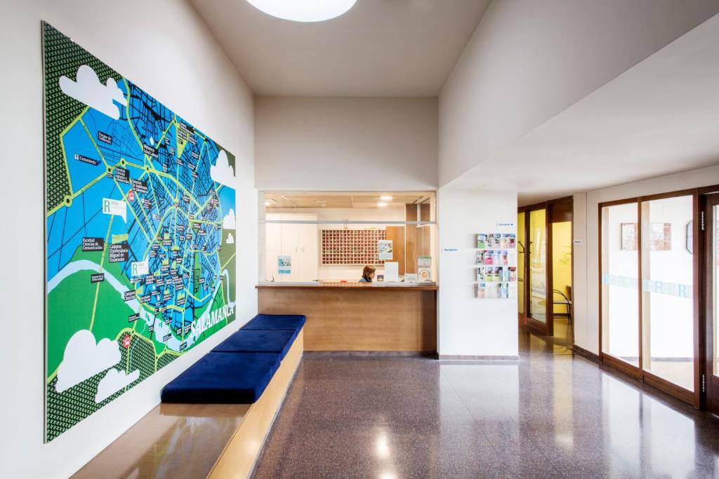 Kuchyň nebo kuchyňský kout v ubytování Residencia Universitaria Resa Hernan Cortes