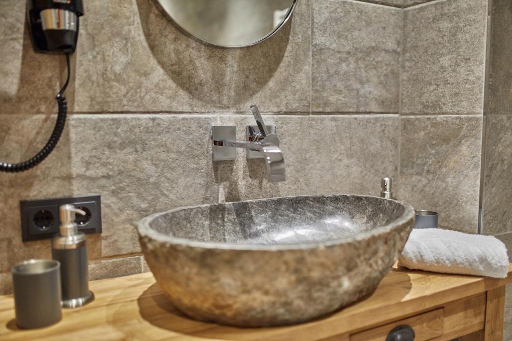 Koupelna v ubytování Appartements Der Fuchsbau