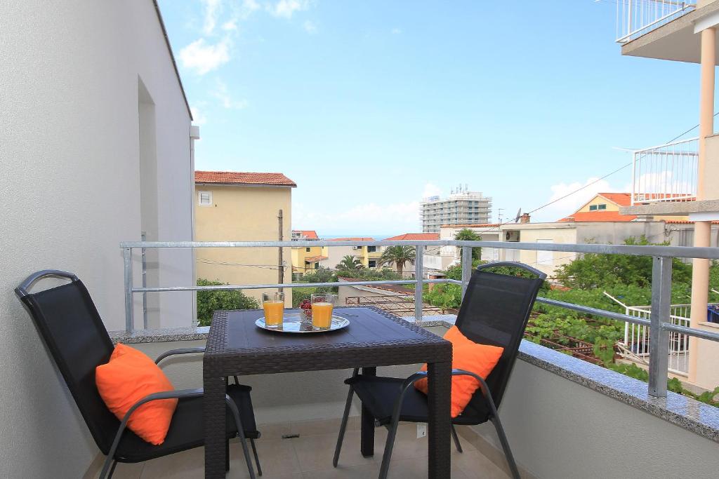 Balkón alebo terasa v ubytovaní Apartmani Lovre