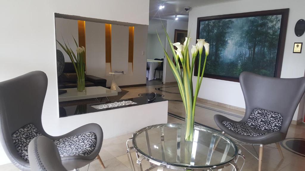 Posezení v ubytování Suites 109 GH Usaquén