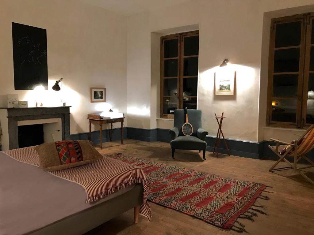 Posezení v ubytování Maison CHA-RI-VA-RI