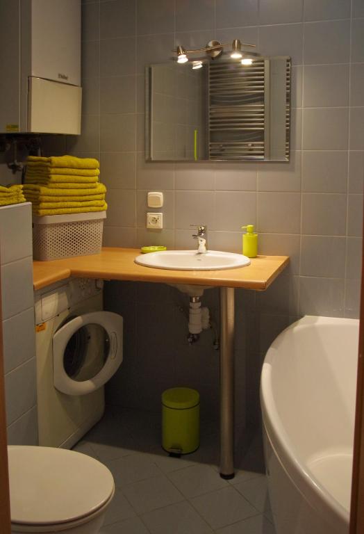 Kúpeľňa v ubytovaní Sopocki Dworek
