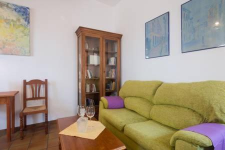 Posezení v ubytování Spacious Sunny and Quiet Albayzin Apartment