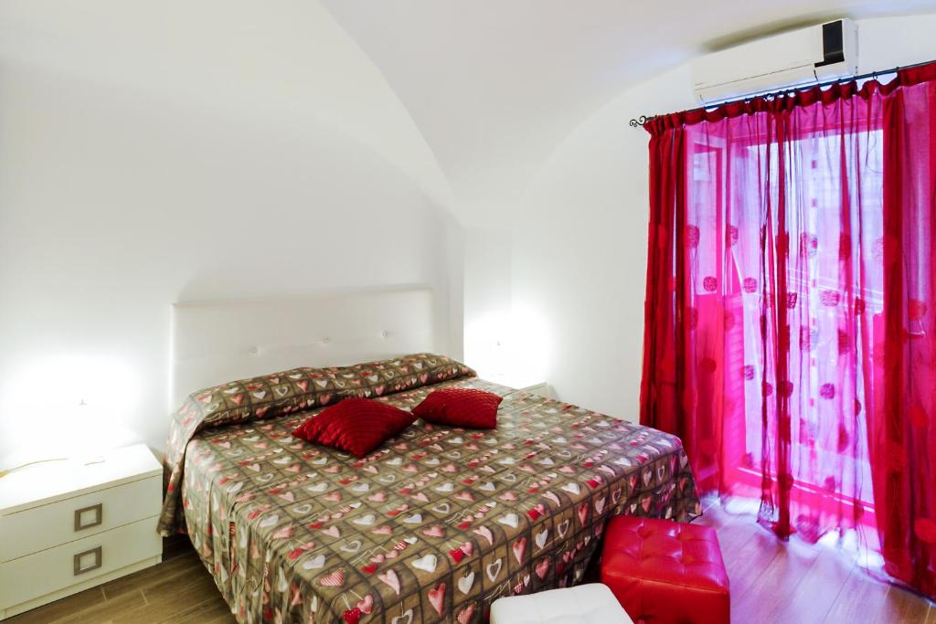 Posteľ alebo postele v izbe v ubytovaní Catania Central Flat