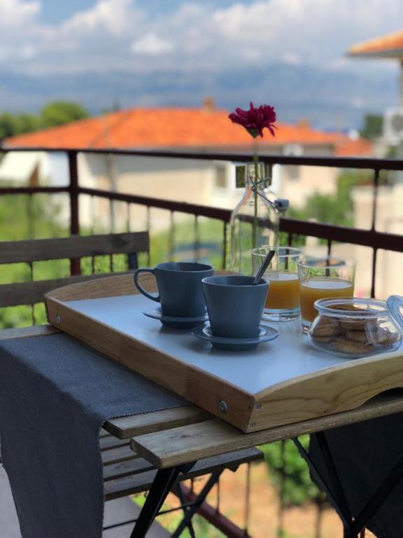 Balkón nebo terasa v ubytování Bed & Breakfast Kurtic