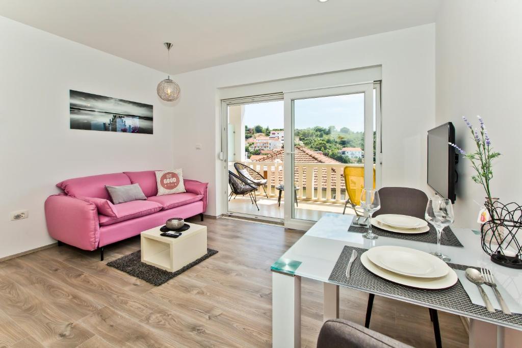 Posezení v ubytování Apartments Juric