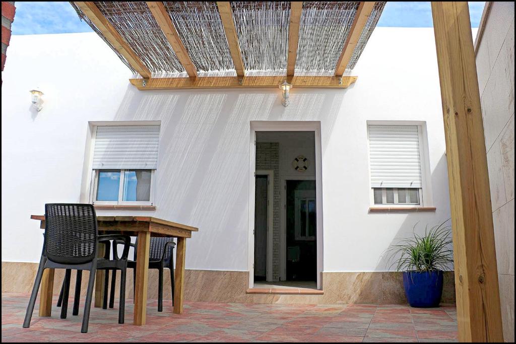 Balkon lub taras w obiekcie Bungalow La Roa V