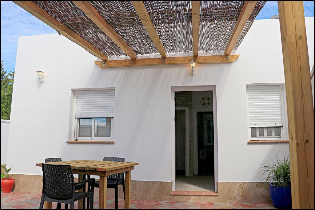 Balkon lub taras w obiekcie Bungalow La Roa V