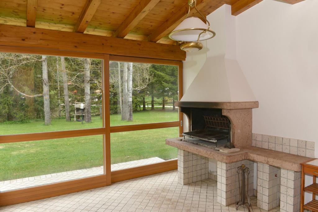 Zahrada ubytování Andalo Chalet