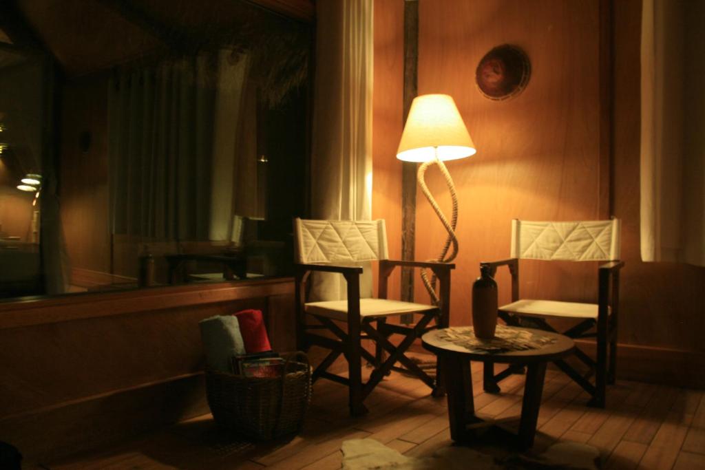 Posezení v ubytování Souly Ecolodge Salalah