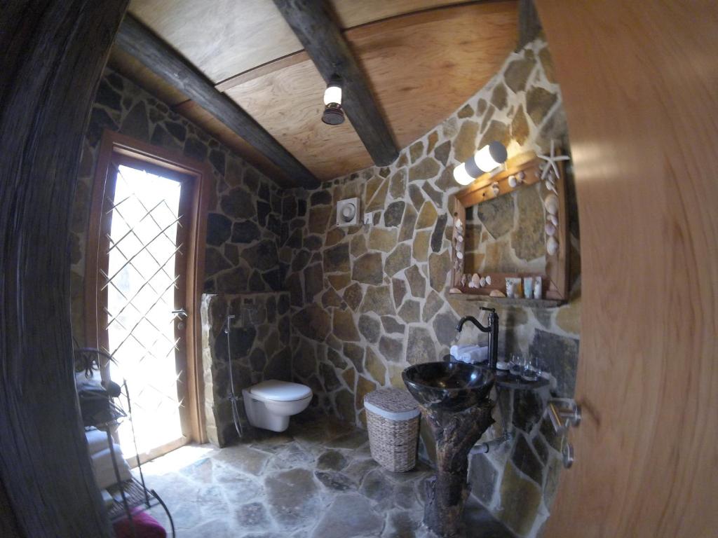 Koupelna v ubytování Souly Ecolodge Salalah