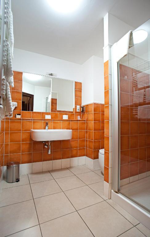 Kúpeľňa v ubytovaní Hotel Słoneczny Młyn