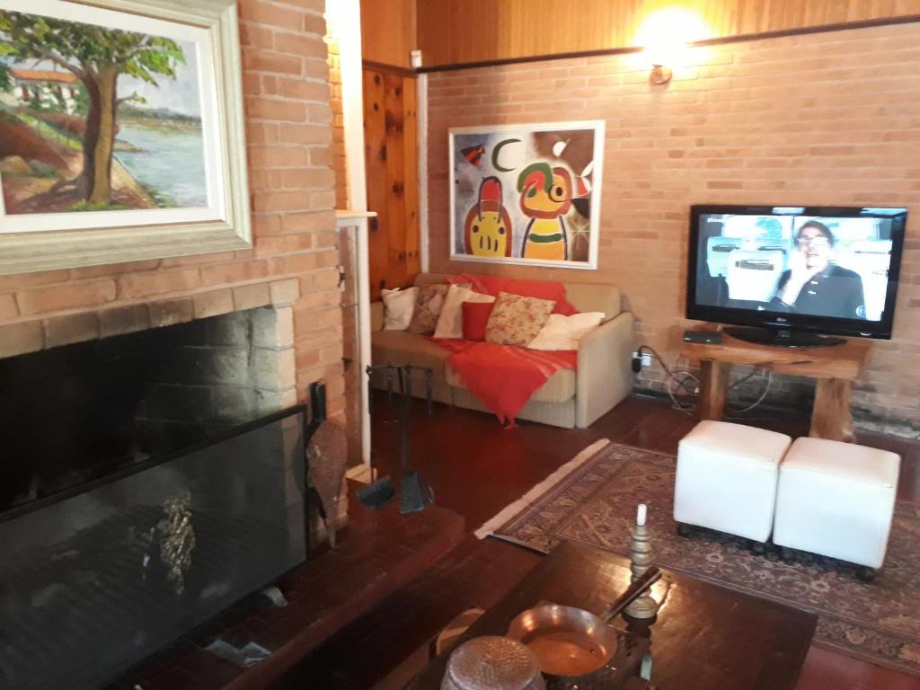  Cabana da Valentina com espaço gourmet na Villa Inglesa