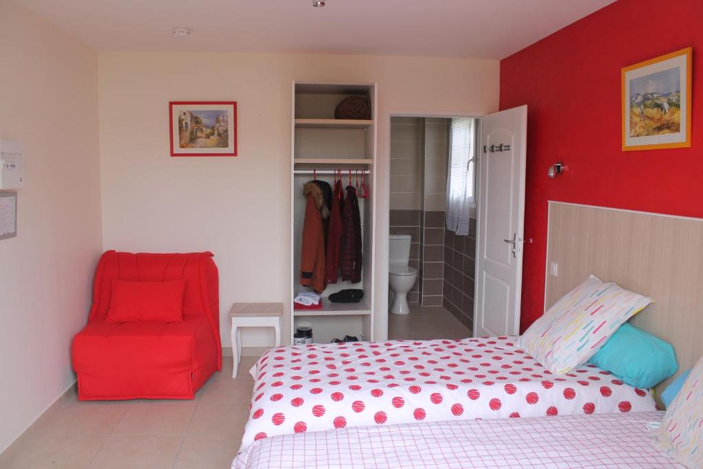 Postel nebo postele na pokoji v ubytování B&B La Garona