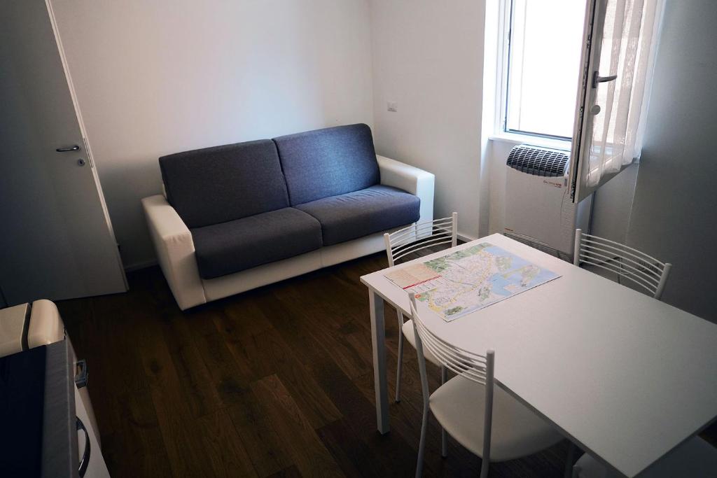 Posezení v ubytování Marina Apartments
