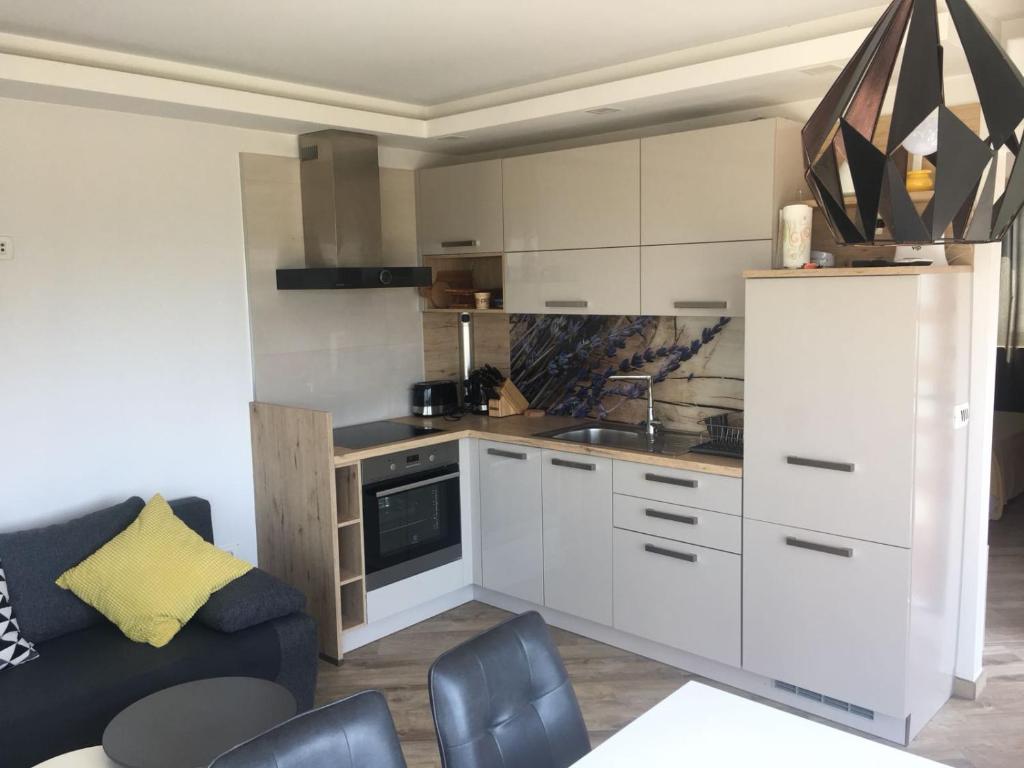 Kuchyňa alebo kuchynka v ubytovaní Masanda Luxury Apartments