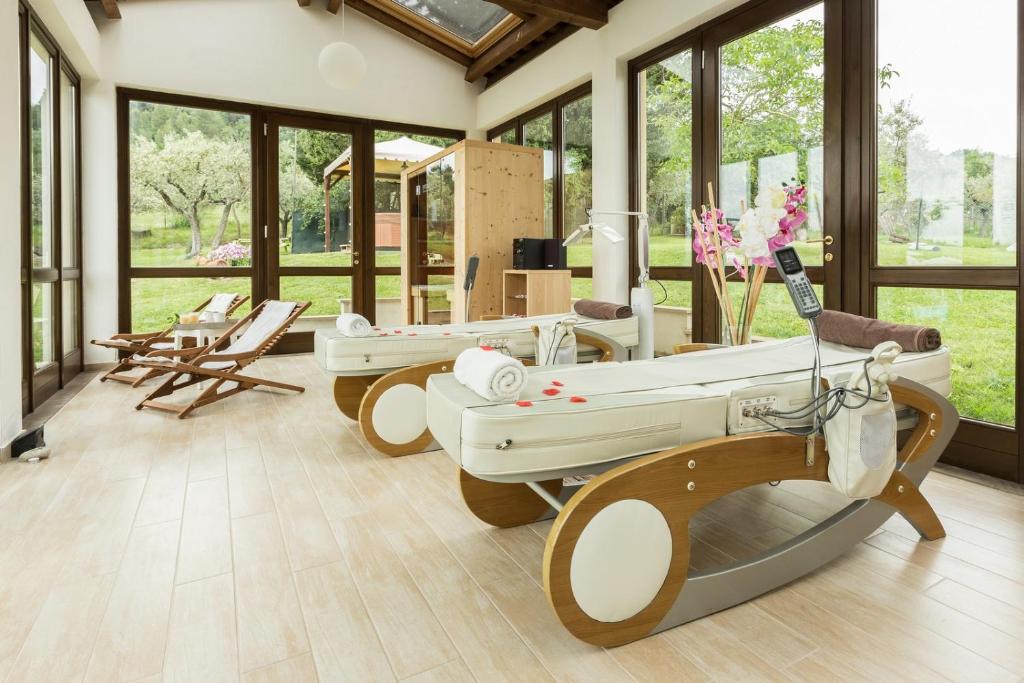 Posezení v ubytování Country House Nonna Rana
