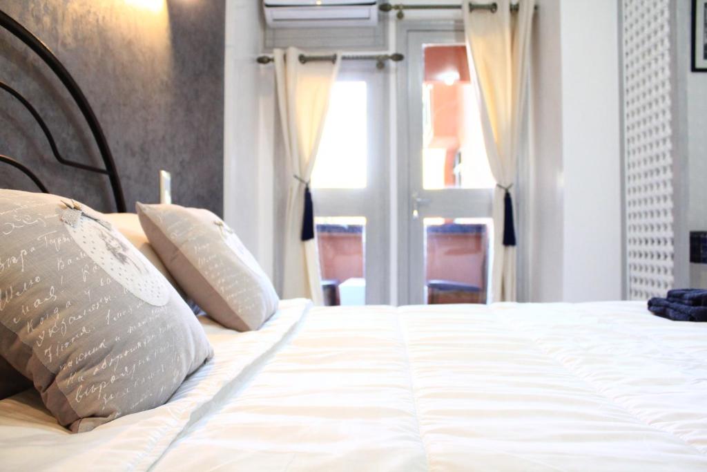 Postel nebo postele na pokoji v ubytování El Hamra Hotel