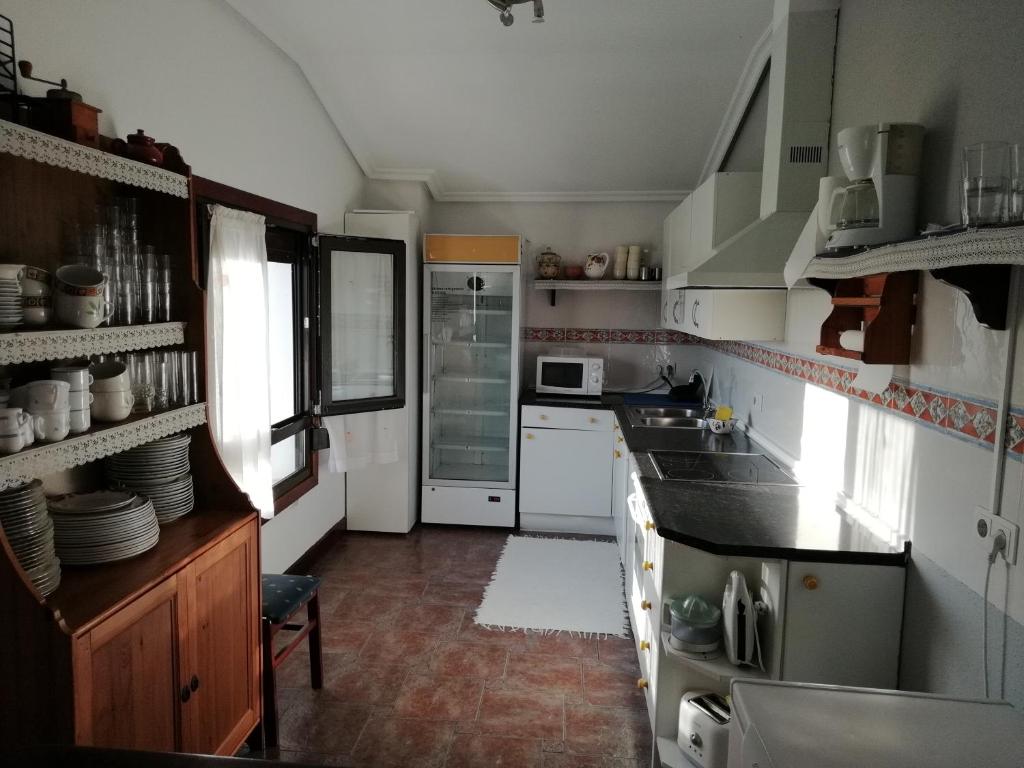 Kuchyň nebo kuchyňský kout v ubytování Agroturismo Pagoederraga