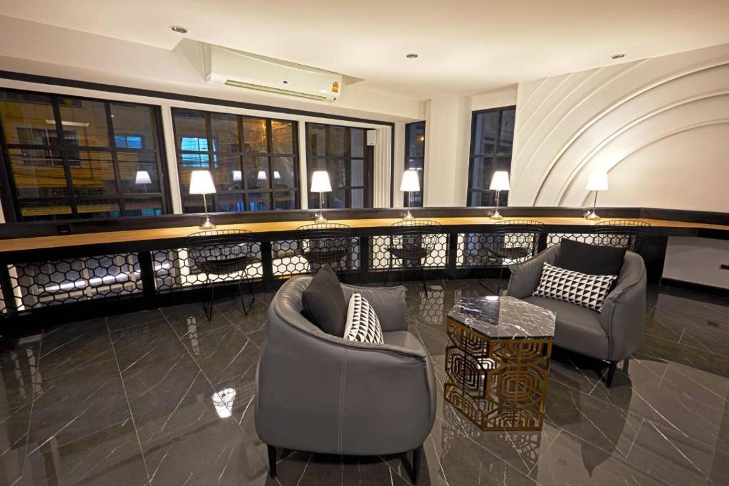Posezení v ubytování Chezzotel Pattaya