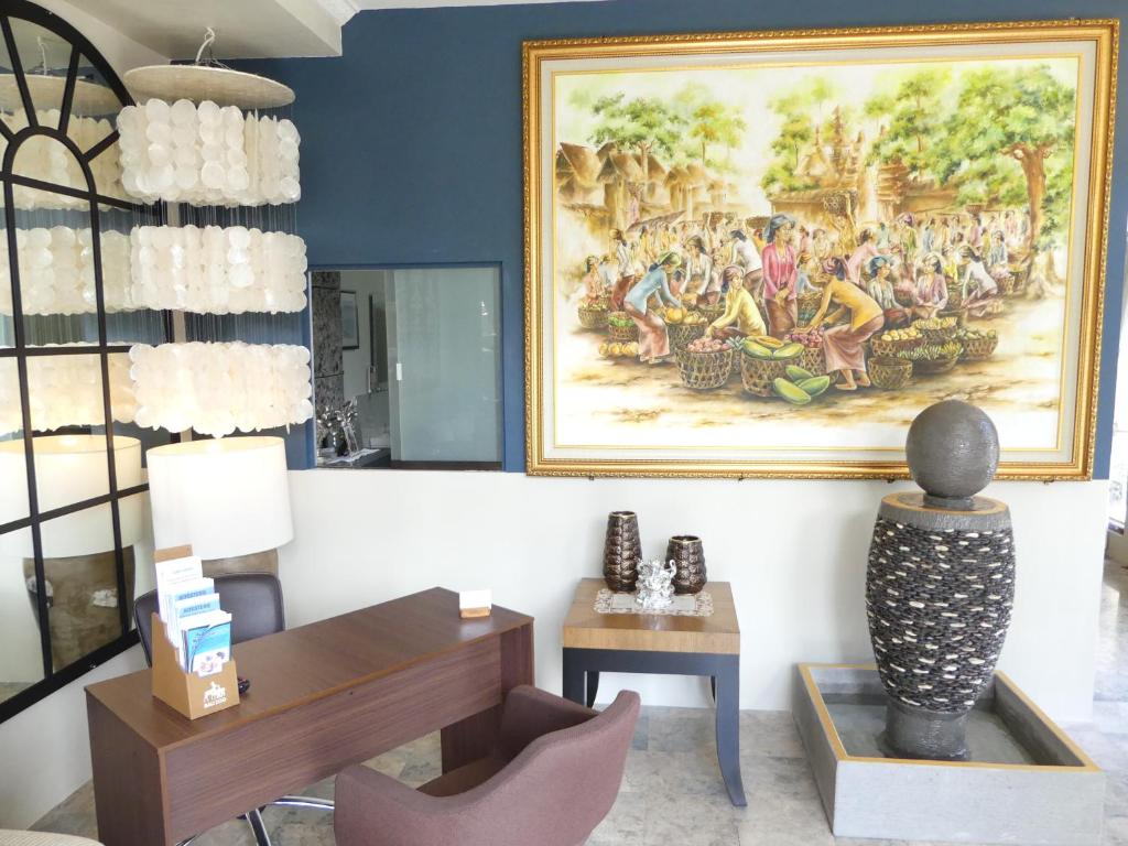 Posezení v ubytování Ananda Resort Seminyak