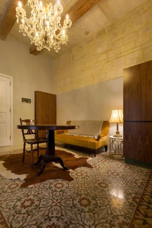 Posezení v ubytování Sally Port Suites