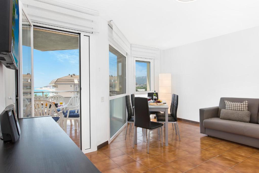 Posezení v ubytování Santa Susanna Skyline Apartment