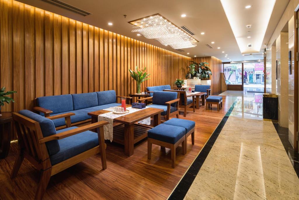 Posezení v ubytování Hai Bay Hotel & Restaurant
