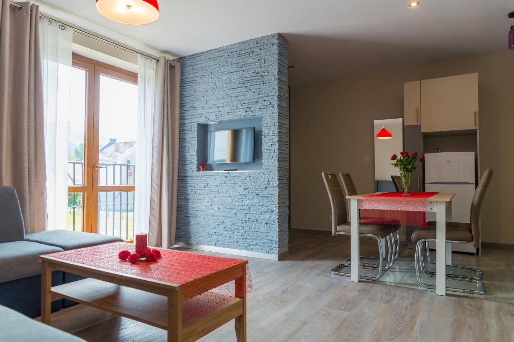 Kuchyňa alebo kuchynka v ubytovaní Apartamenty Koba
