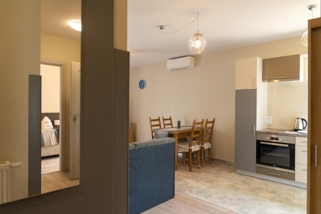 Kuchyňa alebo kuchynka v ubytovaní Apartamenty Koba
