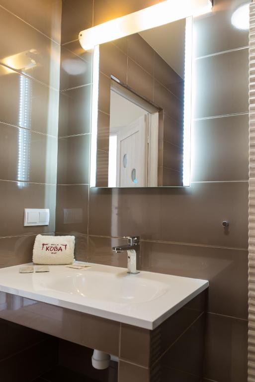 Kúpeľňa v ubytovaní Apartamenty Koba