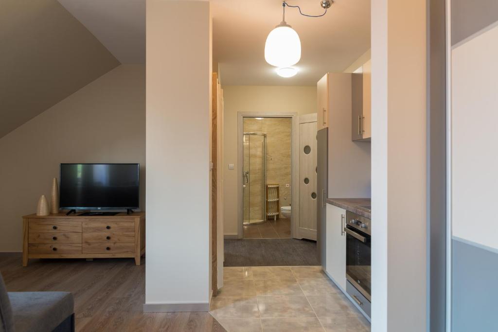 Kúpeľňa v ubytovaní Apartamenty Koba