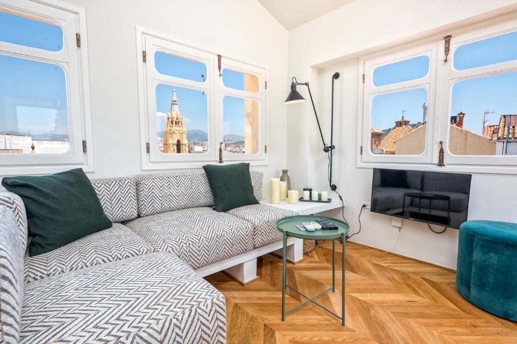 Posedenie v ubytovaní Sagrado Corazon Penthouse in Malaga by Solaga Holiday Homes