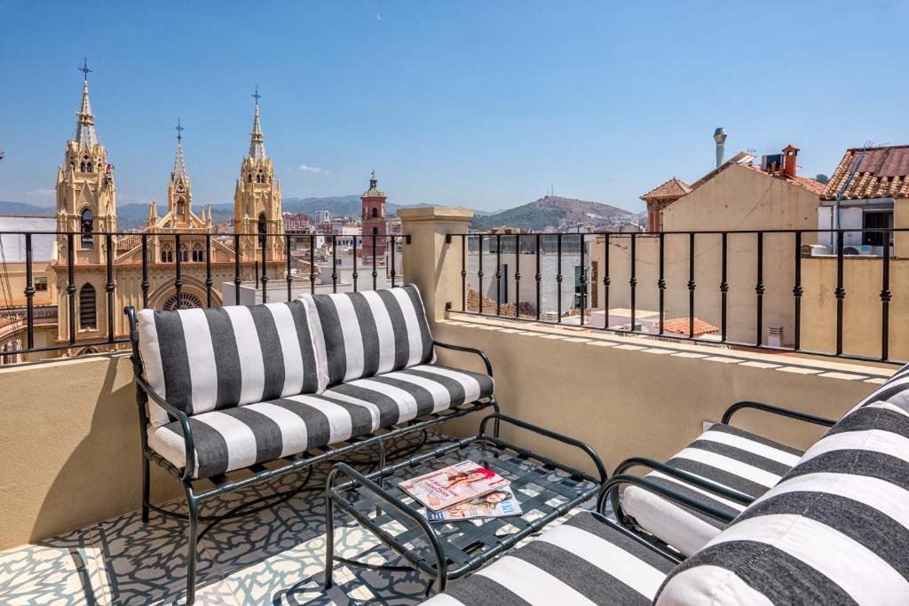 Balkón alebo terasa v ubytovaní Sagrado Corazon Penthouse in Malaga by Solaga Holiday Homes