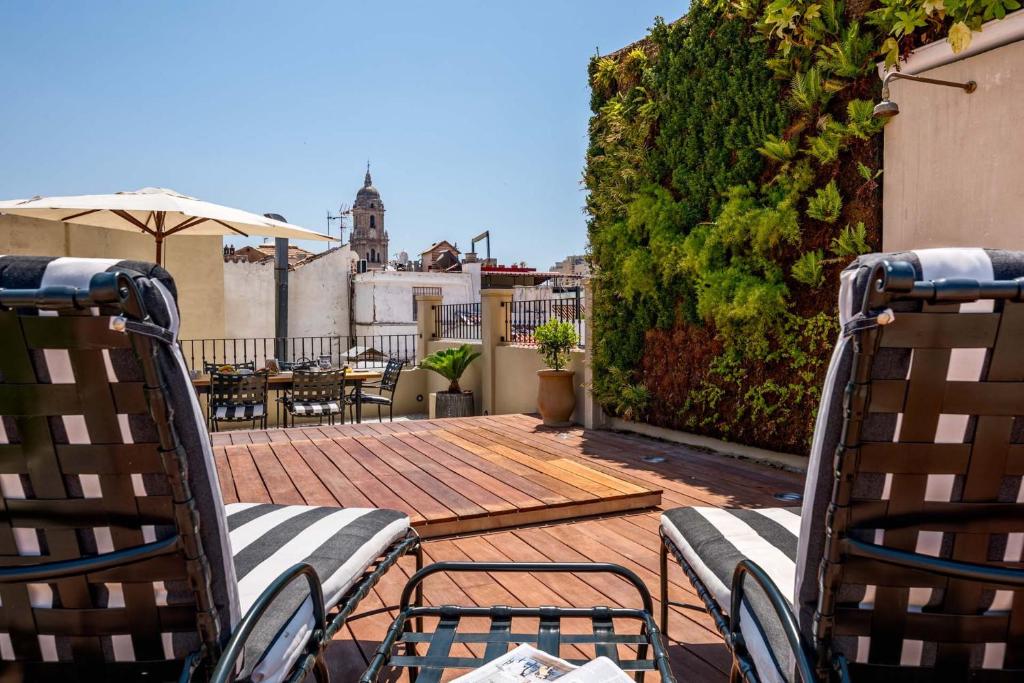 Balkón alebo terasa v ubytovaní Sagrado Corazon Penthouse in Malaga by Solaga Holiday Homes