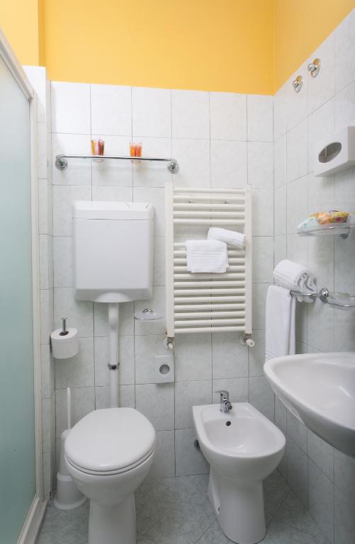 Koupelna v ubytování Hotel Bahama