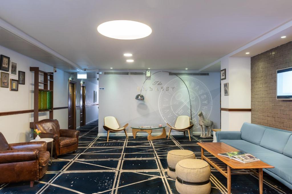Posezení v ubytování Embassy Hotel Tel Aviv