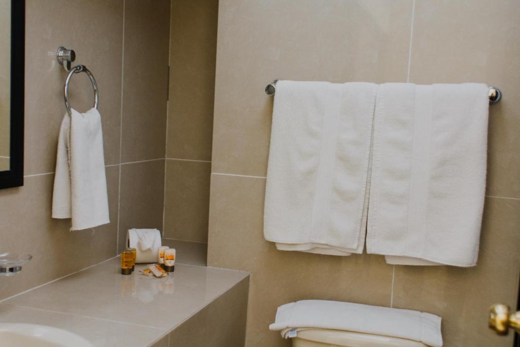 Koupelna v ubytování Hotel Ambassador Mérida