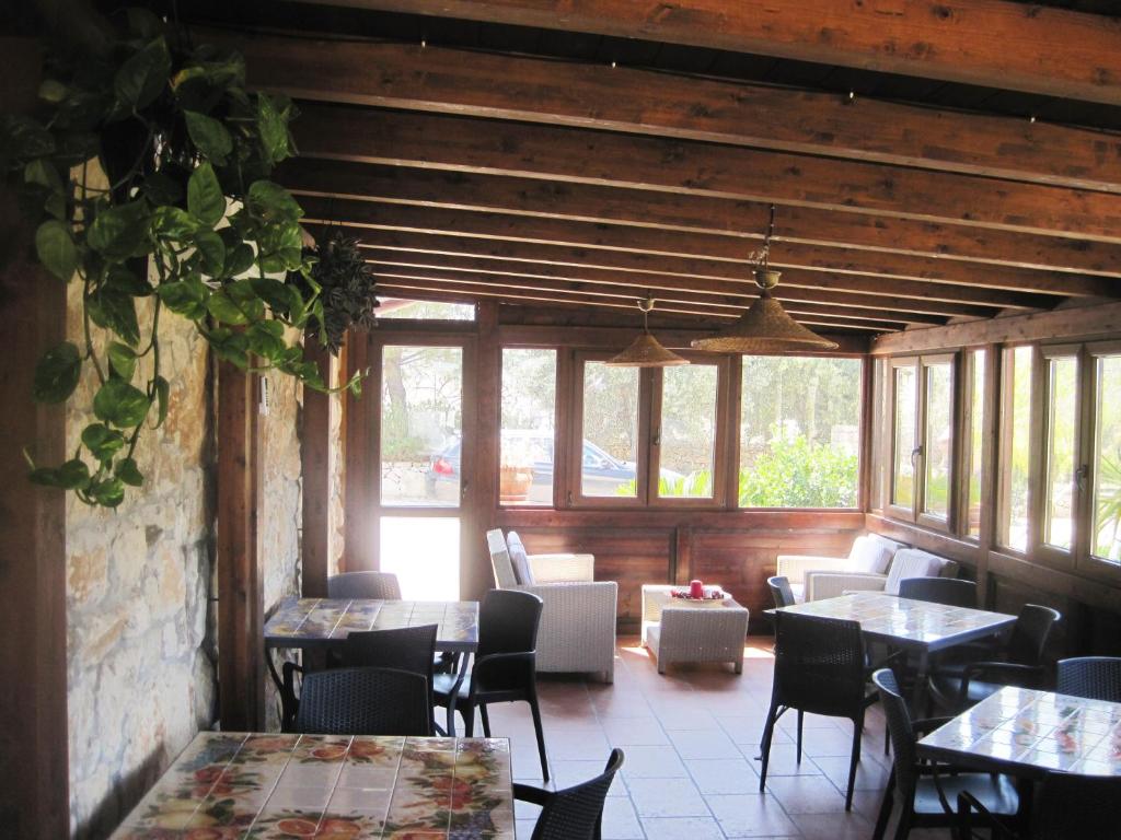 Posezení v ubytování B&B Villa Giusy