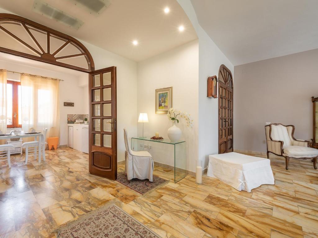Kuchyň nebo kuchyňský kout v ubytování Villa Iole